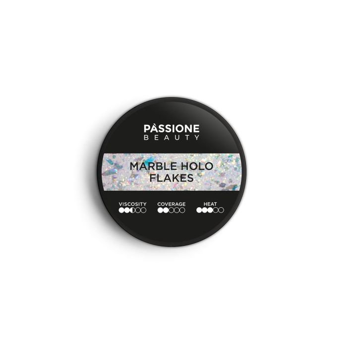 Marble Holo Flakes 15ml - Gel Costruttore glitterato per coperture e ricostruzioni - dettaglio 3