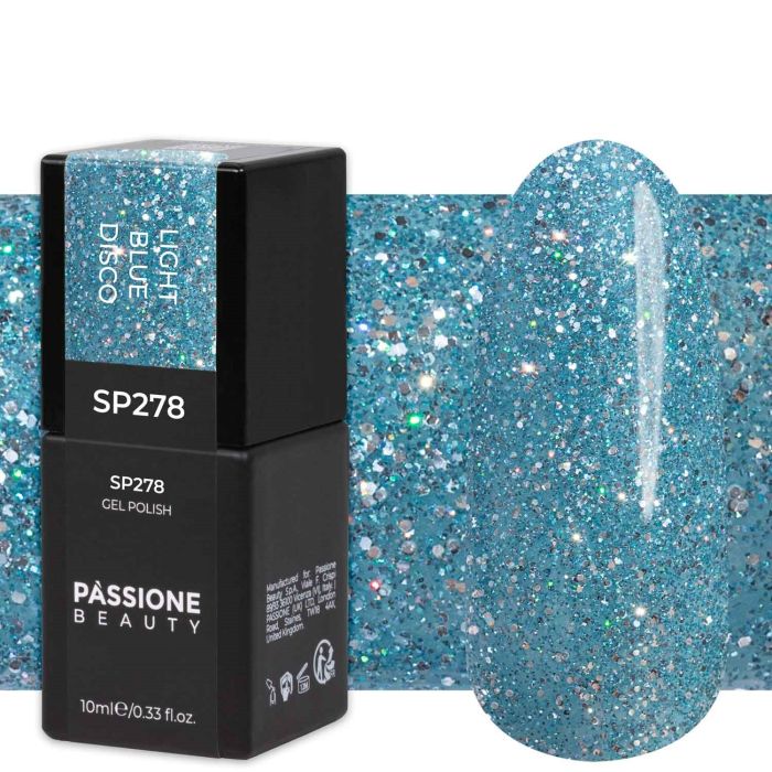 Gel Nail Polish SP278 Light Blue Disco