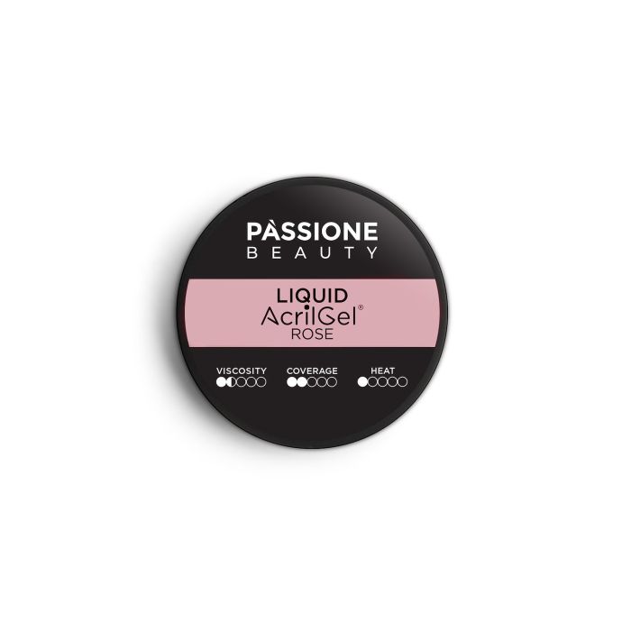Liquid AcrilGel® Rose 50ml - Self-Levelling Low Viscosity Milky Deep Pink Builder Gel - detail 4
