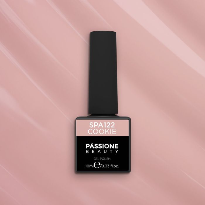 Gel Nail Polish GPA122 Cookie  - GPA122 Cookie gel polish, pink with a hint of beige - detail 2