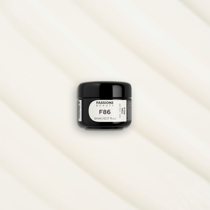 Gel Couleur F86 Milk - Gel couleur auto-scellant blanc lait - détail 3