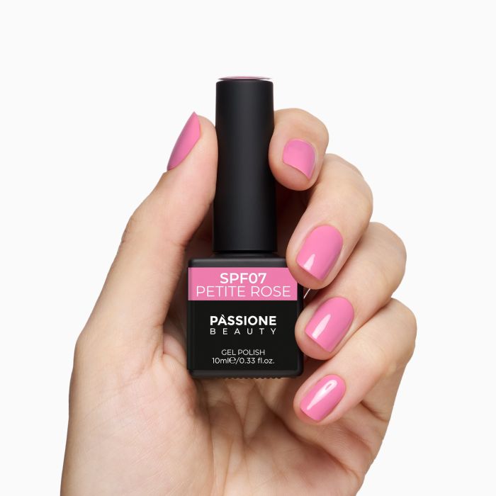 Esmalte Semipermanente SPF07 Petit Rose detalle