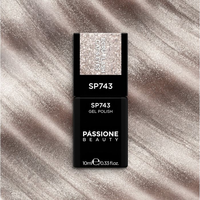 Gel Nail Polish SP743 Écru Flash Cat’s Eyes - Écru Flash Cat’s Eyes Gel Polish - detail 2