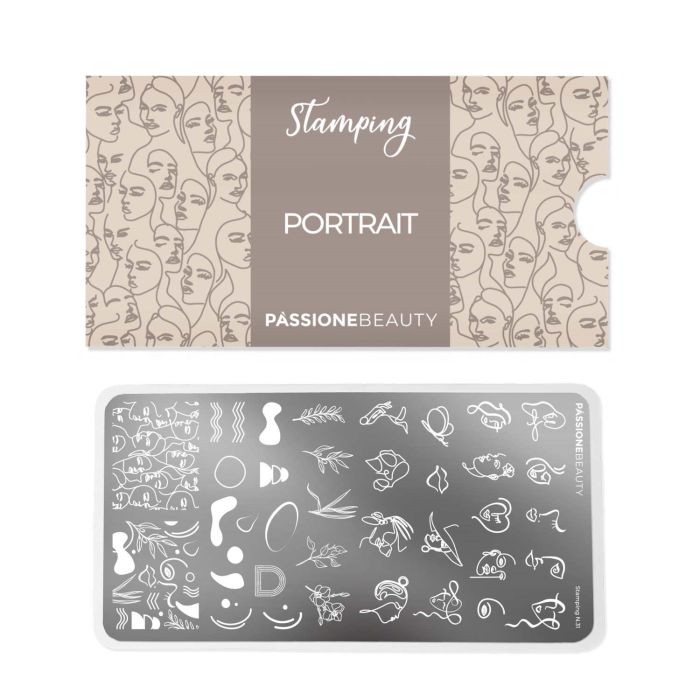 Portrait - Stamping Plate detail