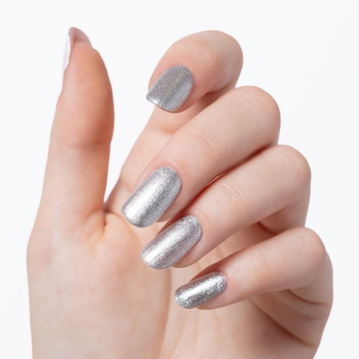 Esmalte semipermanente SP622 Party Silver detalle