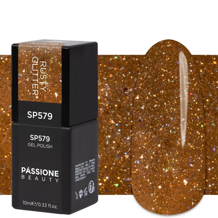 Gel Nail Polish SP579 Rusty Glitter