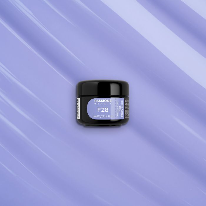 Gel Couleur F28 Provence - Gel couleur auto-scellant lilas clair - détail 3