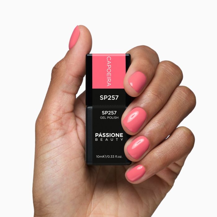 Vernis semi-permanent SP257 Capoeira - Vernis semi-permanent rose pêche - détail 3