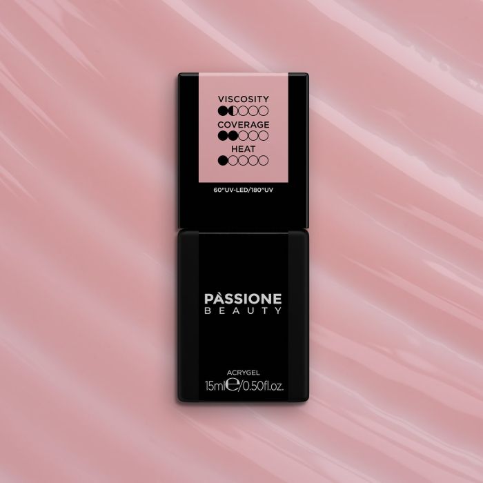 Liquid AcrilGel® Rose 15ml - Self-levelling, low-viscosity dark milky pink builder gel. - detail 3