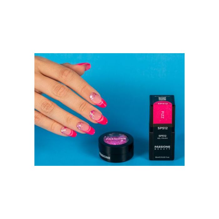 Manicura francesa doble