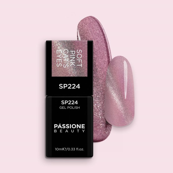 Gel Nail Polish GP224 Soft pink Cat's Eyes 