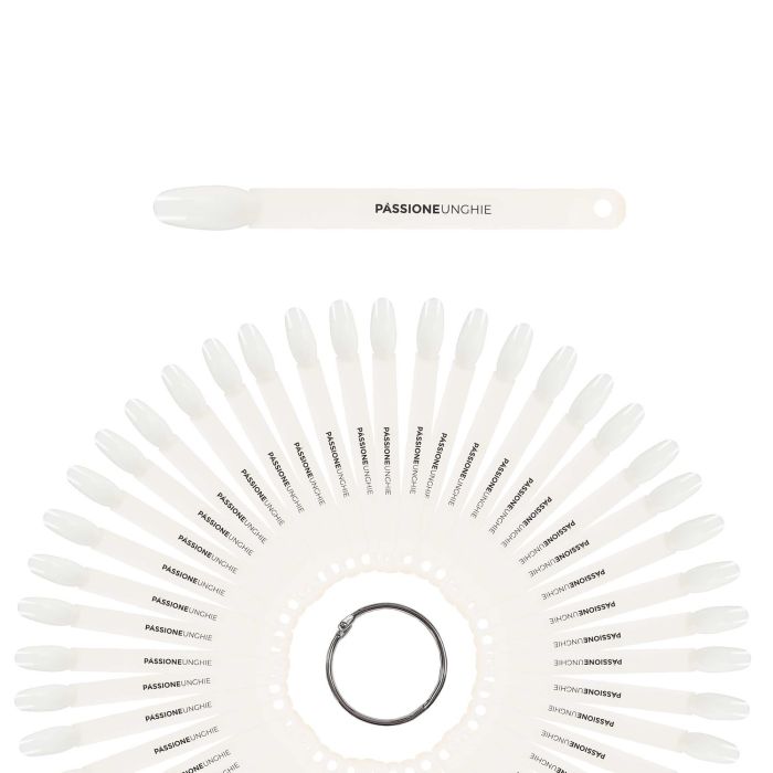 Natural Almond Display Fan-50 swatch sticks