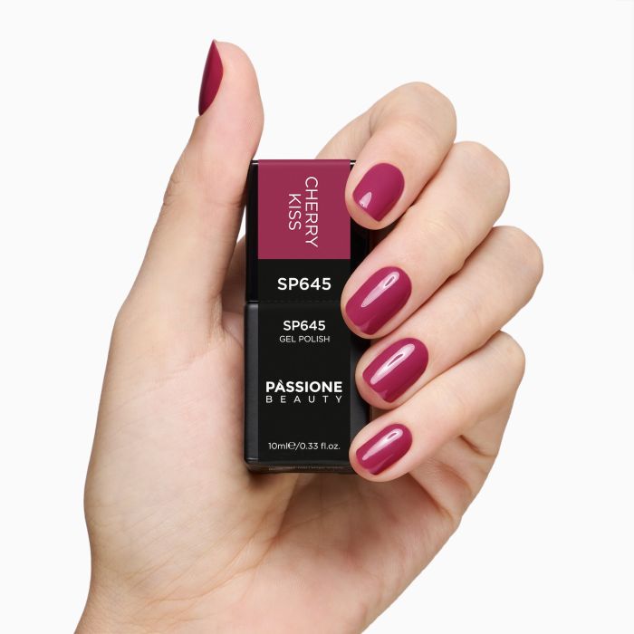 Gel Nail Polish SP645 Cherry Kiss detail