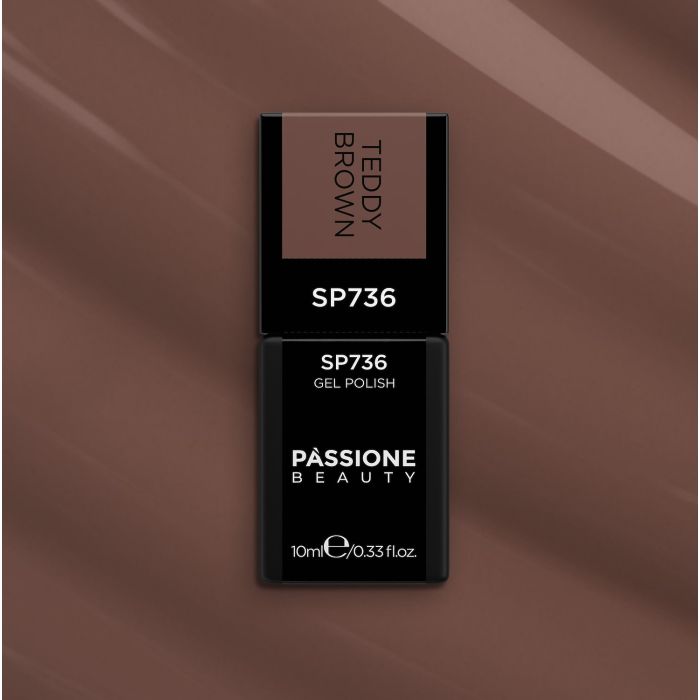 Vernis semi-permanent SP736 Teddy Brown - Vernis semi-permanent marron clair - détail 3