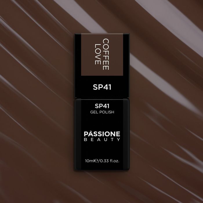 Gel Nail Polish GP41 Coffee Love  - Sepia-Brown Gel Polish - detail 2