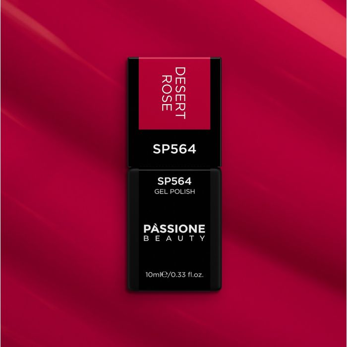 Vernis semi-permanent SP564 Desert Rose - Vernis semi-permanent rouge fraise éclatant - détail 3