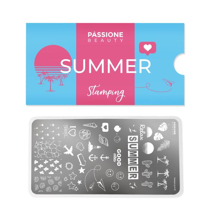 Summer - Stamping Plate detail