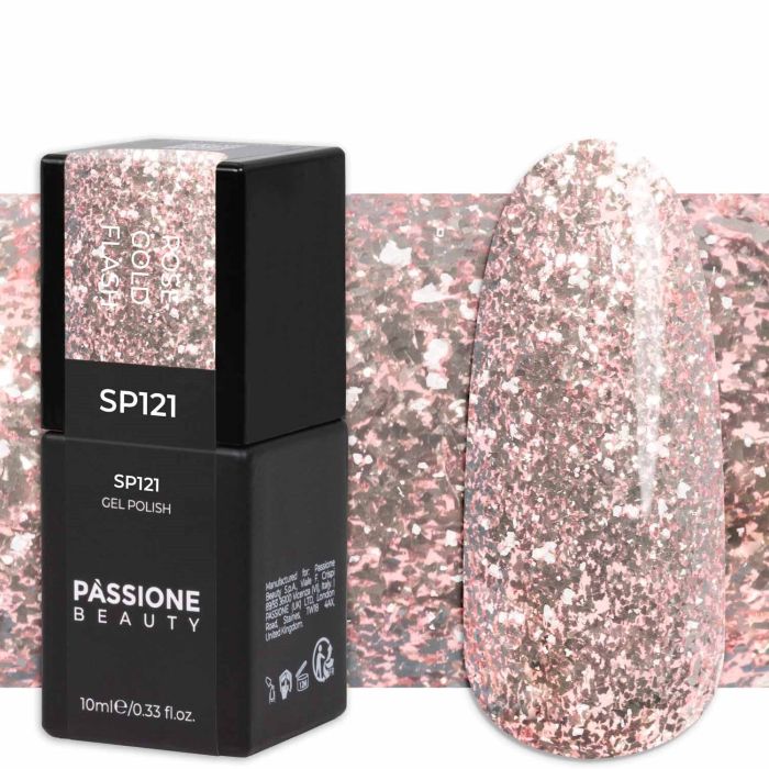 Vernis semi-permanent VS121 Rose Gold Flash