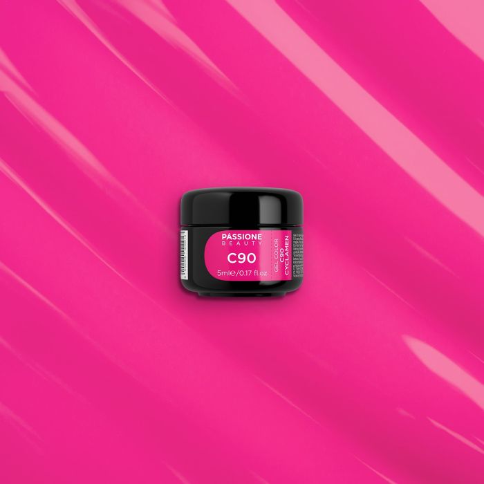 Gel Couleur C90 Cyclamen - Gel couleur fuschia - détail 3