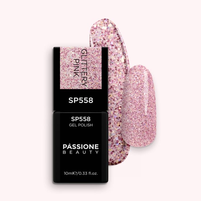 Vernis semi-permanent SP558 Glittery Pink