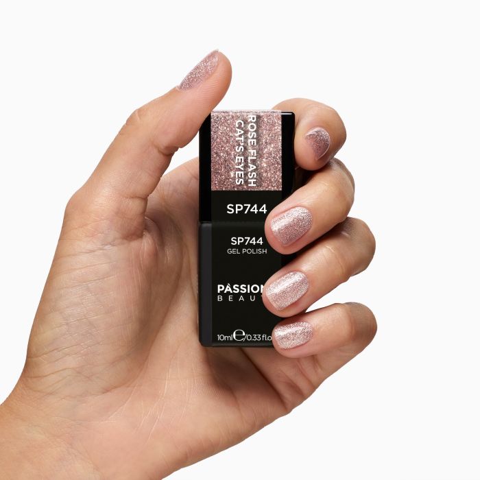 Gel Nail Polish SP744 Rose Flash Cat’s Eyes - Rose Flash Cat’s Eyes Gel Polish - detail 3