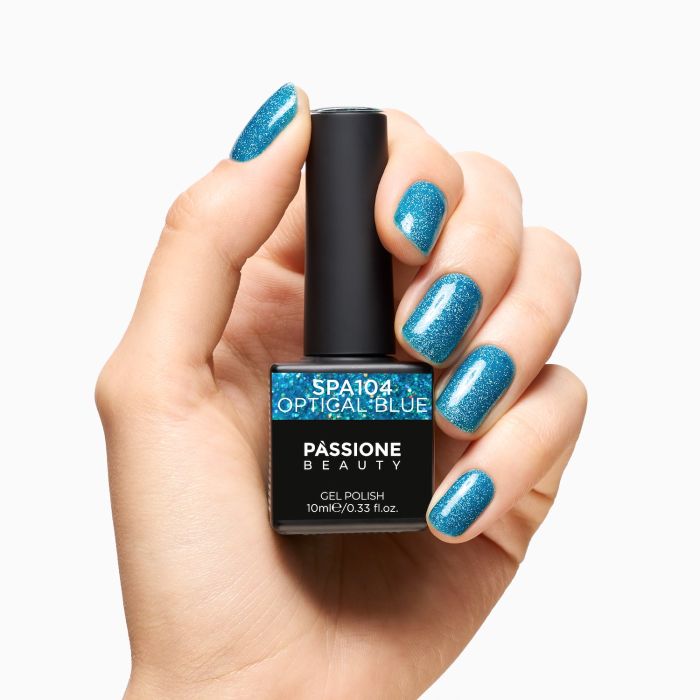 Gel Nail Polish GPA104 Optical Blue  detail