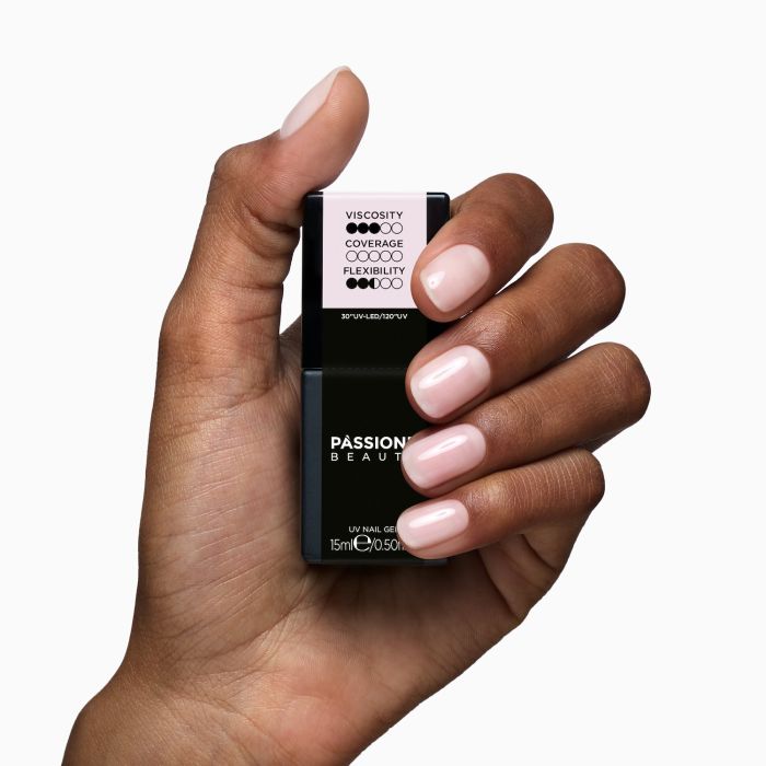 HD Fiber Base Crystal Rose 15 ml - Base Semi-Permanente Transparente 15 ml - détail 2