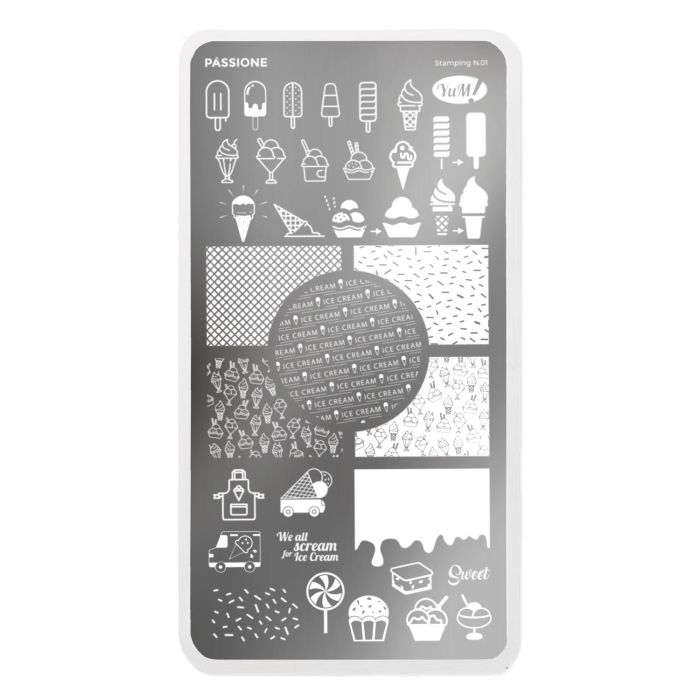 Icecake - Stamping Plate detail