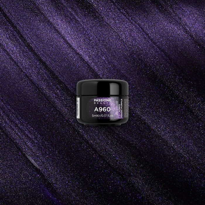 Gel couleur A960 Magic Purple - Gel couleurCat's Eyes violet  - détail 3