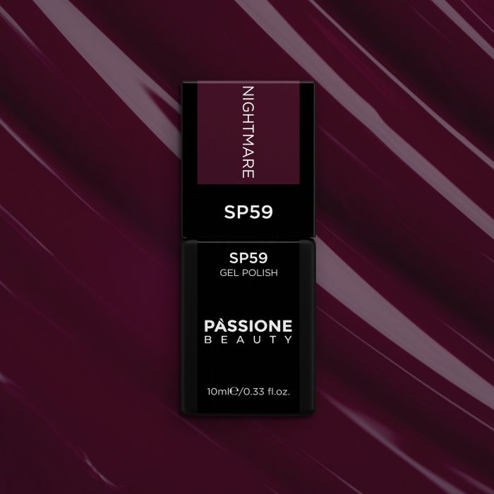 Vernis semi-permanent VS59 Nightmare - Vernis semi-permanent bordeaux pourpre - détail 3