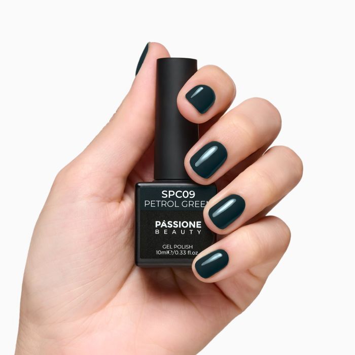 Vernis semi-permanent VSC09 Petrol Green détail