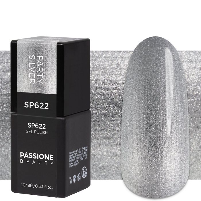 Esmalte semipermanente SP622 Party Silver