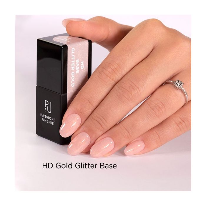 HD Gold Glitter Base 15 ml dettaglio