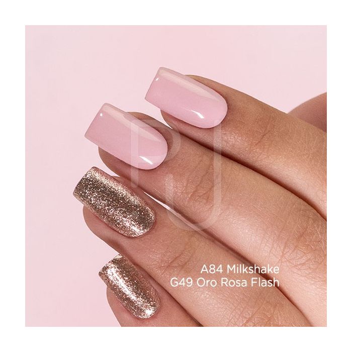 Gel Glitter G49 Rose Gold Flash détail