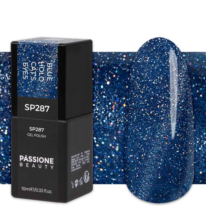 Esmalte Semipermanente EP287 Blue Holo Cat's Eyes