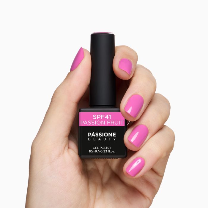 Esmalte Semipermanente SPF41 Passion Fruit detalle