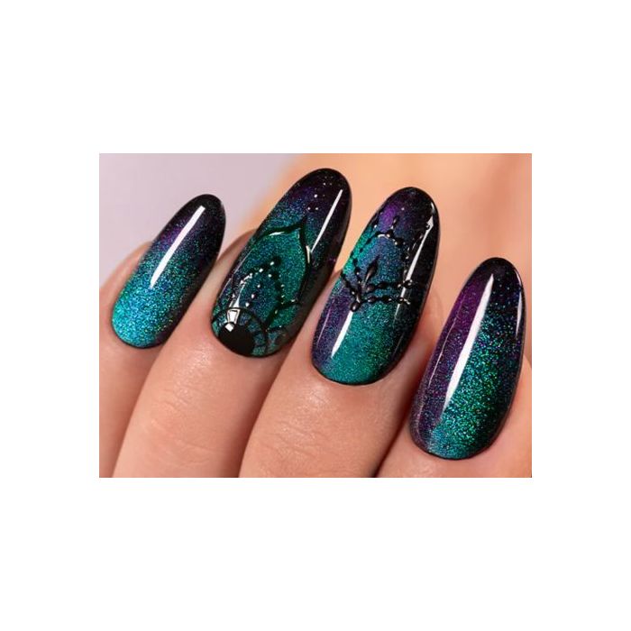 5D Green Cat's Eyes effect