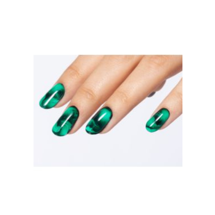 Glass Marble nails | Ongles effet verre marbré