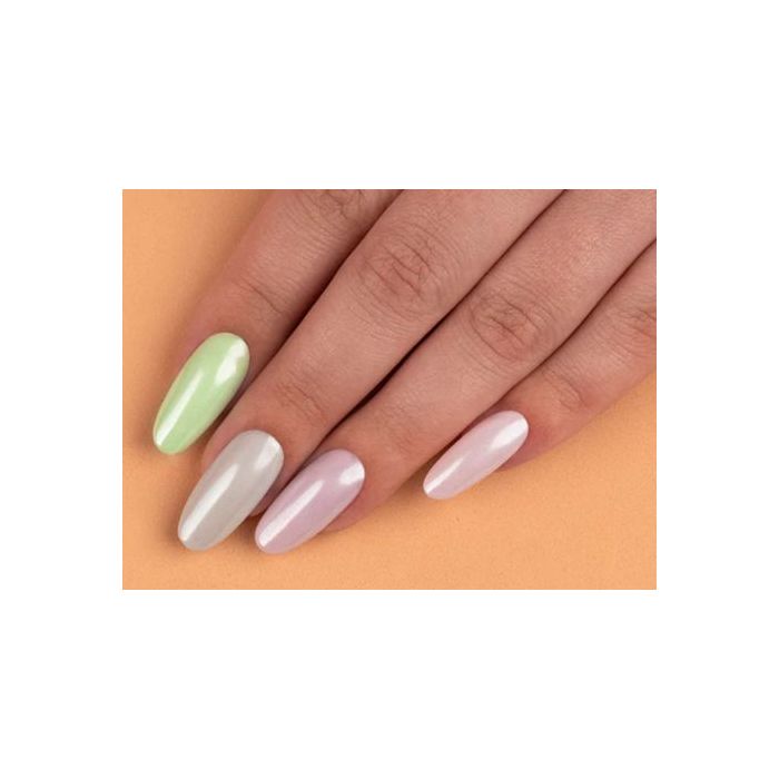 Pearly Pastel Nails