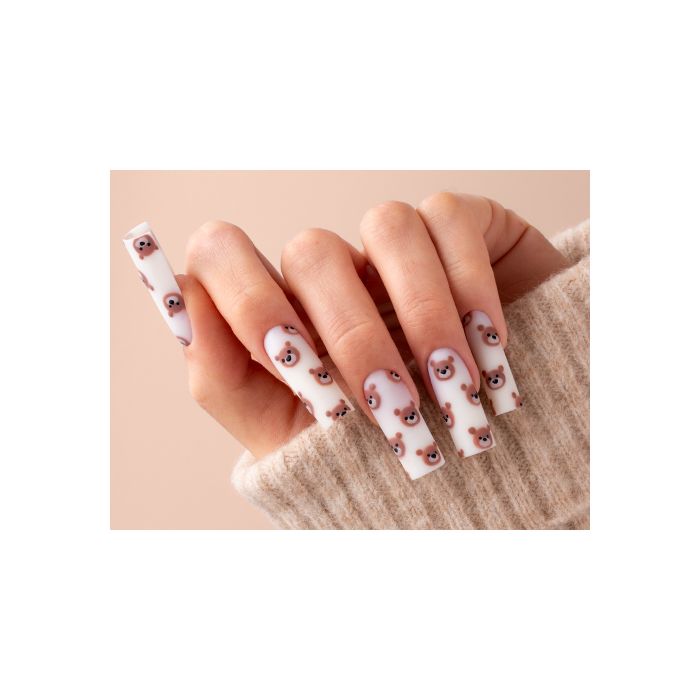 Teddy nails | Nail art con osito