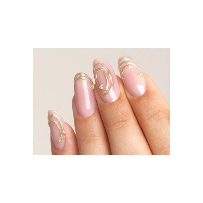 Chrome Gold | Uñas 3D