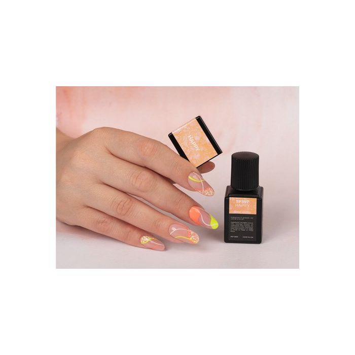 Hula Hoop! | Neon Swirl nails