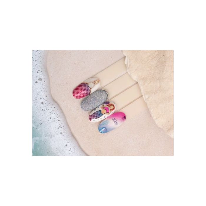 Nail art petite sirène