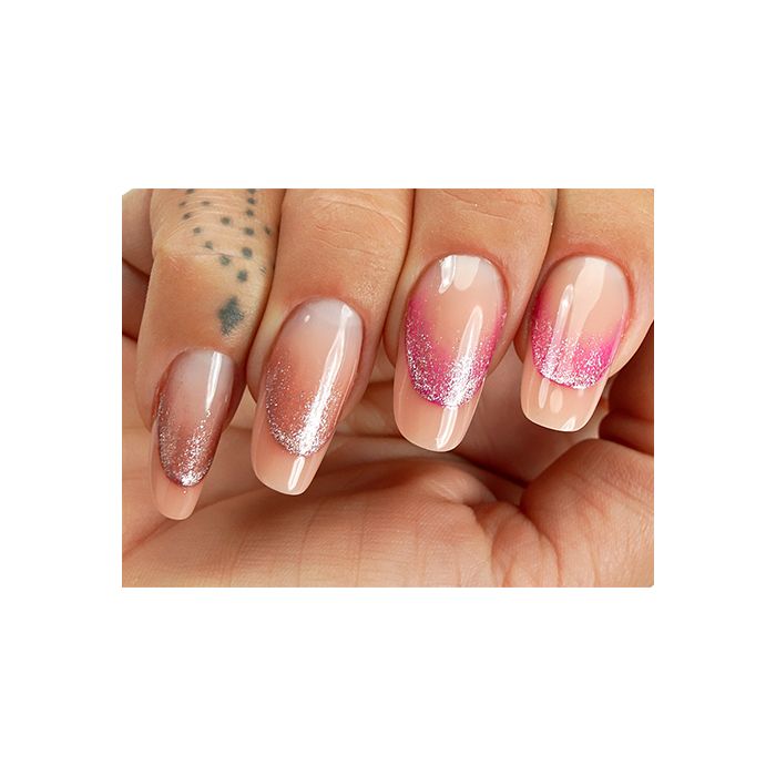 Midnight Sun French | Glitter Fade French