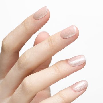 Gel Nail Polish SP677 Glitter Coral detail