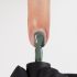 Application of Gel Nail Polish GPA42 Army Green 