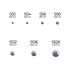 Aurora Borealis Rhinestones SS6 detail