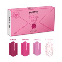 KIT vernis semi-permanents Pink me, baby ! 