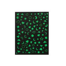 Shapes - Glow Nail Stickers