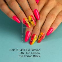 Gel color F49 Fluo Passion